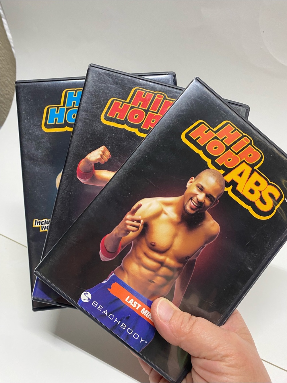 Beachbody Hip Hop Abs DVD Lot (3 Cases) Shaun T Dance Fitness Workout Set